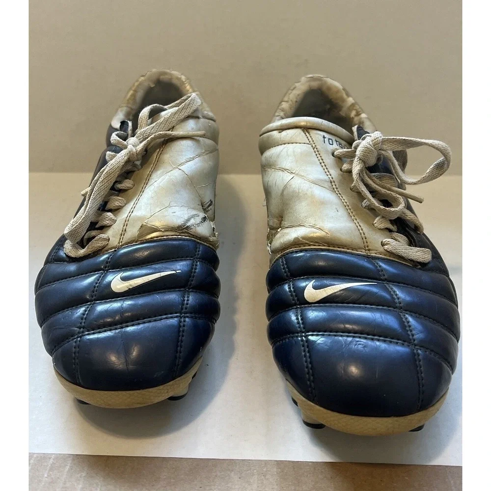 NIKE ZOOM AIR TOTAL 90 III SOCCER BOOTS CLEATS FUTBOL 312594-411 2005 US 9.5 Men